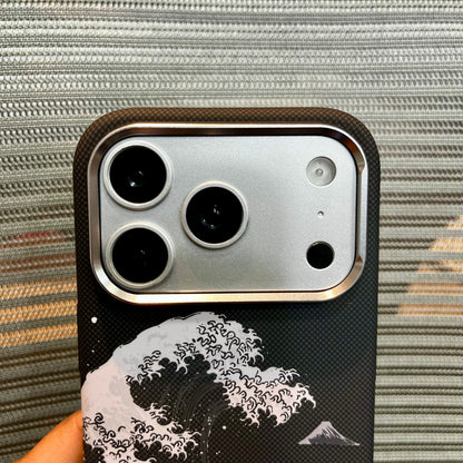 Carbon Fiber Great Wave iPhone Case