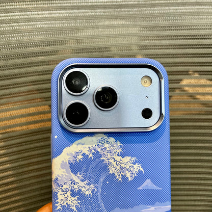 Carbon Fiber Great Wave iPhone Case