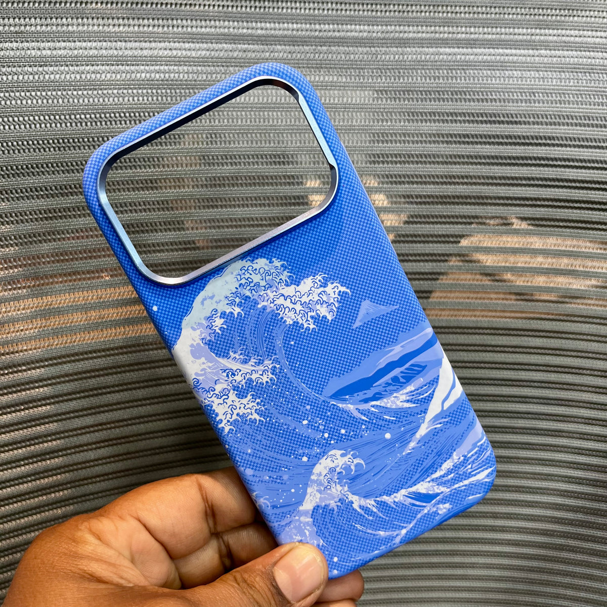 Carbon Fiber Great Wave iPhone Case