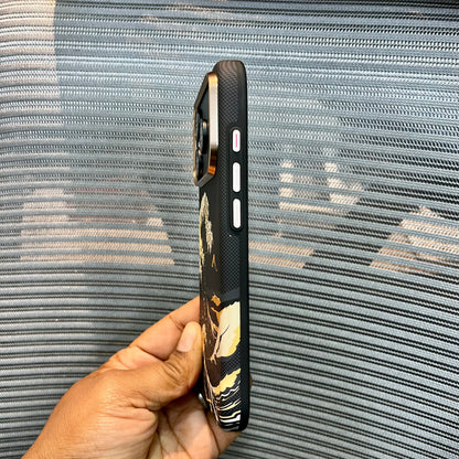 Carbon Fiber Great Wave iPhone Case