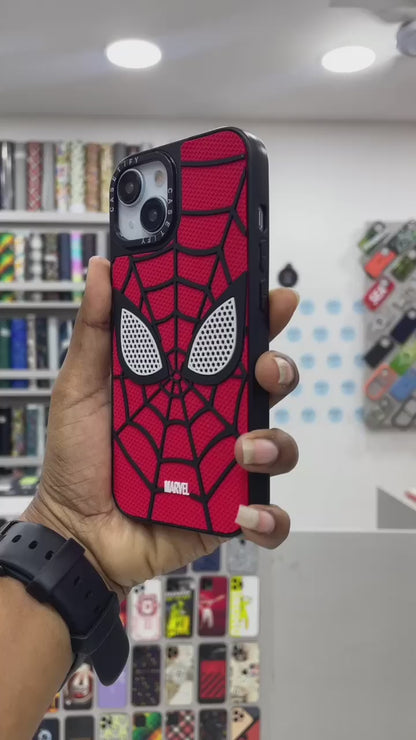 Super Heros Embossed Silicone Hard Case for iPhone