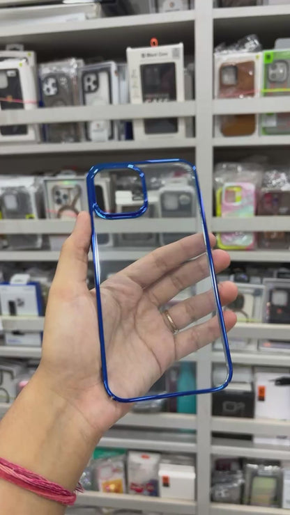 Transparent Color Border Case for iPhone 12 Pro Max