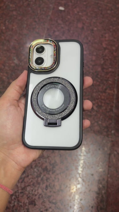 Fancy Bling MagSafe Transparent iPhone Case