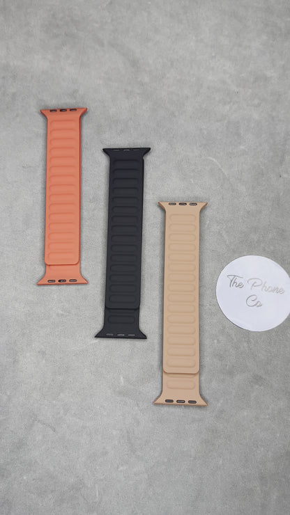 Silicone Magnetic Apple Watch Strap for 42 / 44 / 45 / 49 mm