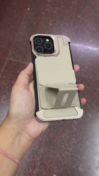 All-in-One - Leather & Metal MagSafe iPhone Case
