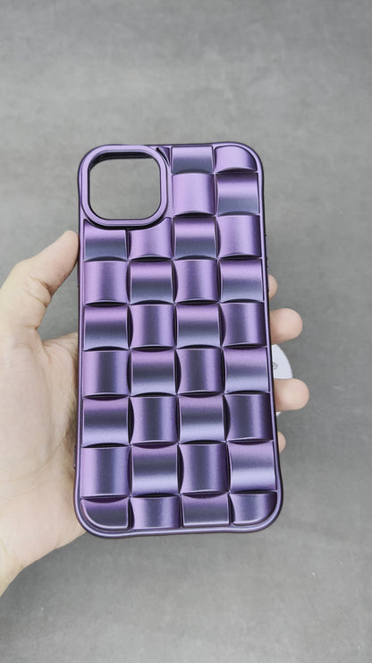 Silicone Embossed Fancy Case for iPhone 14 Plus