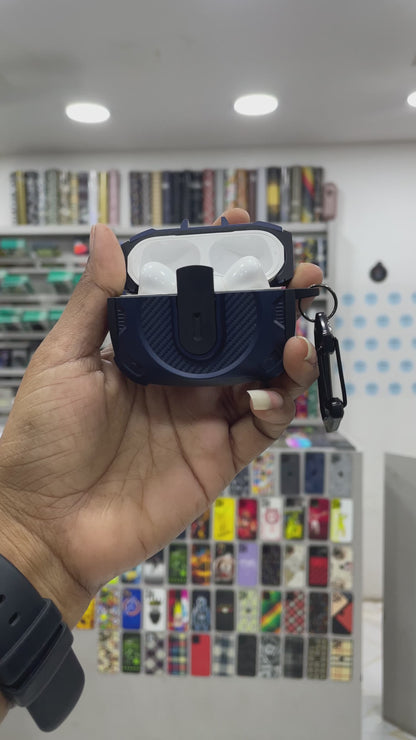 Hard Case with Lock for AirPods Pro and AirPods Pro 2nd Gen