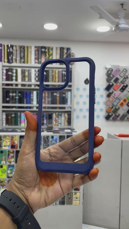 Transparent Color Border Case for iPhone 12 Pro Max