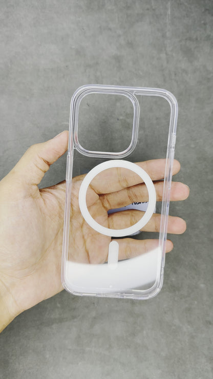 Transparent Silicone MagSafe Case for iPhone 15 Series