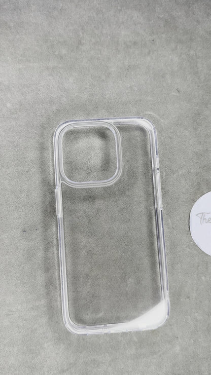 Transparent Hard Case for iPhone 15 Series