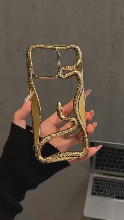 Fancy Snake Designer Soft Silicone Case for iPhone