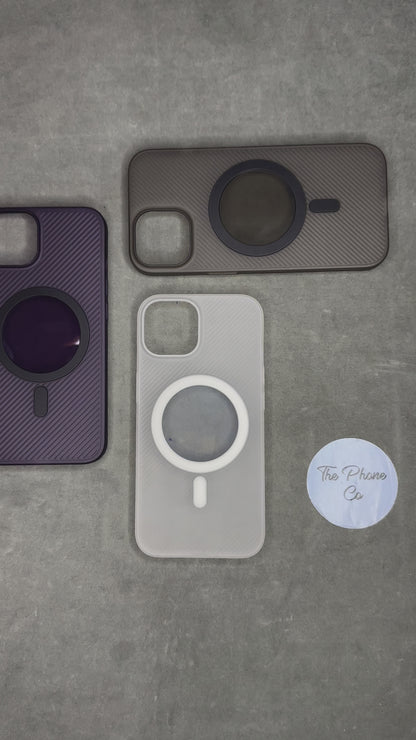 Carbon Fiber Slim Fit MagSafe Case for iPhone