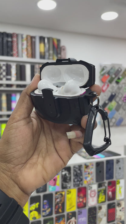 Hard Case with Lock for AirPods Pro and AirPods Pro 2nd Gen