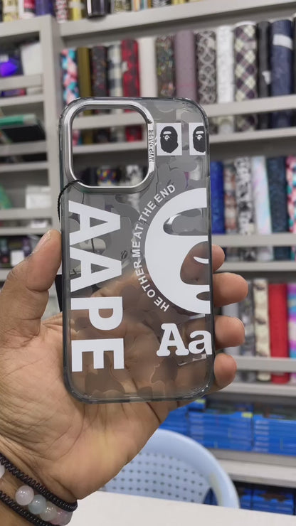 Transparent Printed Hard iPhone Case