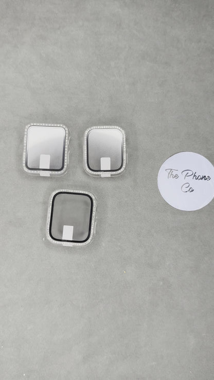 Diamond Border Transparent Apple Watch Case 42 / 44 / 45 mm