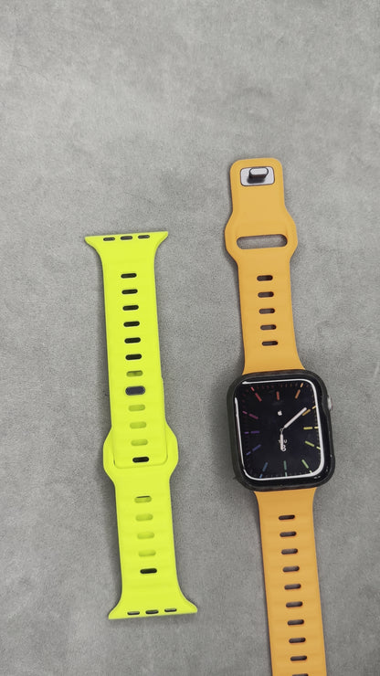Silicone Sports Wear Apple Watch Strap for 42 / 44 / 45 / 49 mm