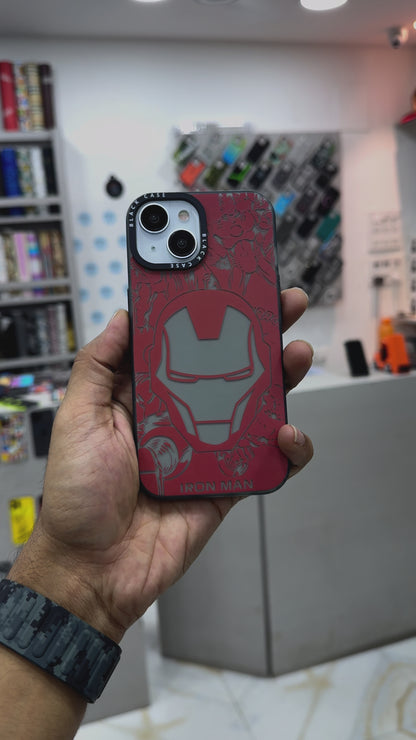 Superheros Printed Matte Hard Case for iPhone