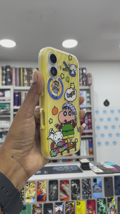 Shinchan Cartoon Printed Fancy Hard Case