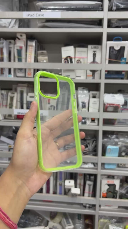 Transparent Color Border Case for iPhone 12 Pro Max