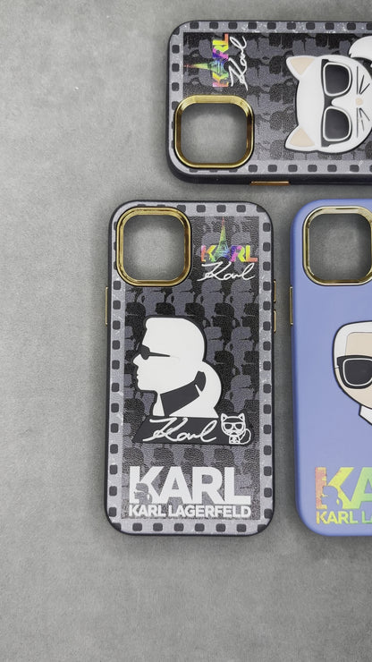 Karl Lagerfeld Hard Embossed Case for iPhone 12 / 12 Pro