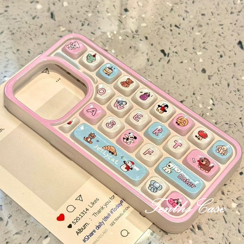 KeyPop 3D Cartoon iPhone Case