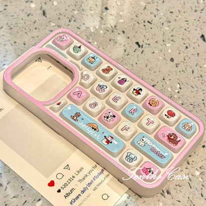 KeyPop 3D Cartoon iPhone Case